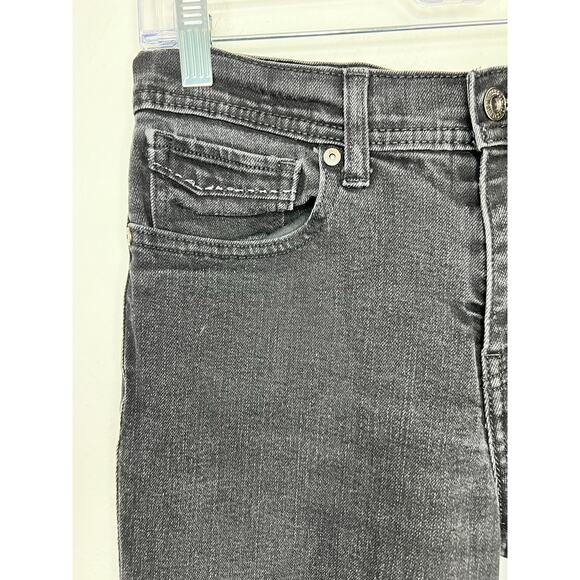 Levi 505 Straight Leg Black Jeans Sz 8 - Picture 3 of 10